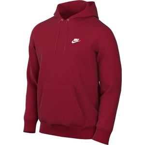 Nike Мъжки суичър Nike Club Basketball Pull-Over Hoodie - Team Crimson / Team Crimson / White (017-4209-0612)