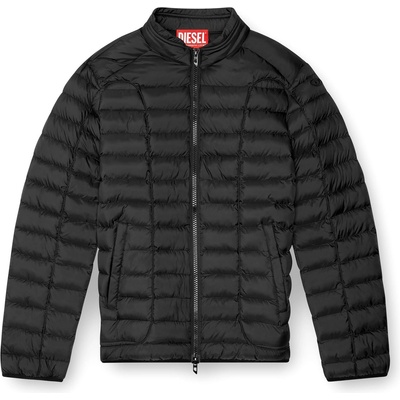 Diesel Яке Diesel Men's Quilted Short Puffer Jacket - 9XX Black
