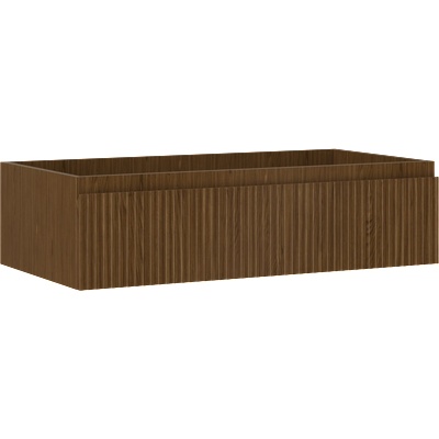 Mexen Rivel шкаф за баня под мивка 90 см, 1 чекмедже, с релеф, орех - 91A20-09023-1-BF86 (91A20-09023-1-BF86)