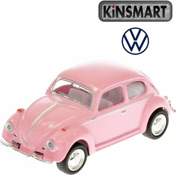 Kinsmart VW Classical Beetle ružový 1:64