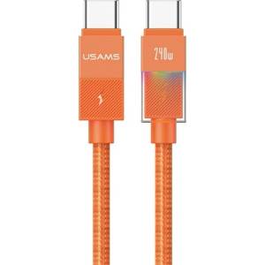 USAMS Кабел за данни USAMS U93 Type-C - Type-C, 120cm, NARANCSSÁRGA SJ775USB02 (SJ775USB02)