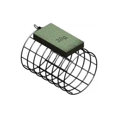 Krmítko Feederové Válcové s obratlíkem 30x45mm - 30g