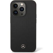 Pouzdro Mercedes Liquid Silicone iPhone 14 Pro černé