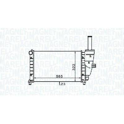Chladič, chlazení motoru MAGNETI MARELLI 350213187100