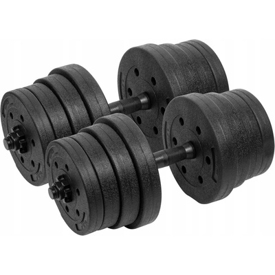 Rebel Bitumové činky s regulací 2 x 15 kg