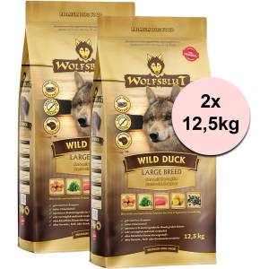 Wolfsblut Дивечова Патица Големи Породи 2 x 12, 5 кг