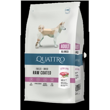 Quatro Adult Lamb All Breed -Пълноценна суха храна за израснали кучета от всички породи с агнешко месо 12 кг