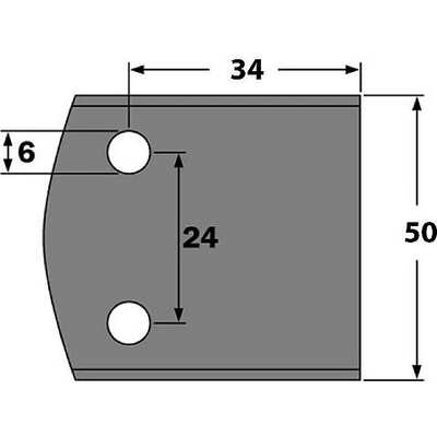 IGM Blanket omezovačů - LB34-50x18x4mm SP 2ks