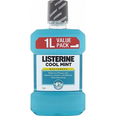 Listerine Cool Mint Mild s esenciálními oleji bez alkoholu 500 ml – Zboží Dáma