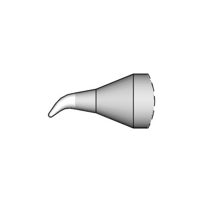 JBC C245234 – zahnutý kuželový pájecí hrot Ø 0,4 mm L