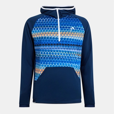 HEAD Суичър HEAD Men's Topspin Zip Hoodie - Blue