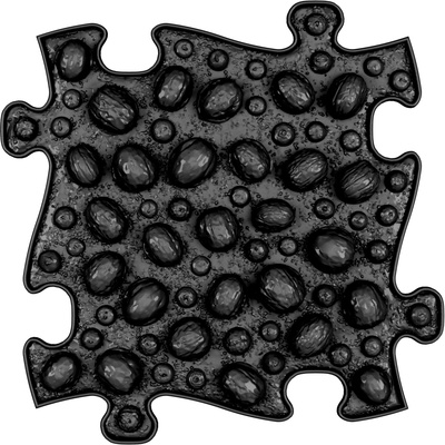 MUFFIK Ortopedická podložka Orechy tvrdé Čierná
