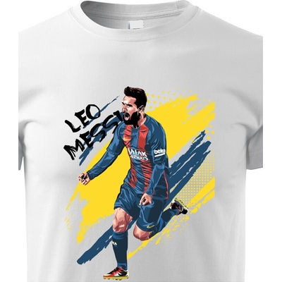 Dětské tričko Lionel Messi BíláCanvas Dětské tričko Bezvatriko.cz 1877