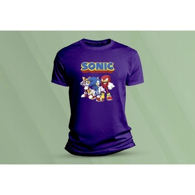 Sandratex dětské bavlněné tričko sonic 1 růžová