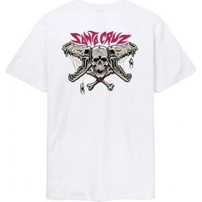 Santa Cruz triko Pace Torch Bones T-Shirt White WHITE