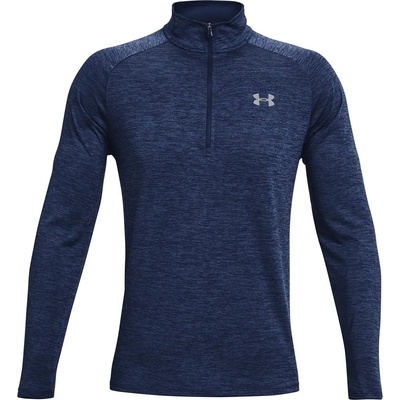 Under Armour Tech ½ Zip Long Sleeve Mens - Academy/Steel