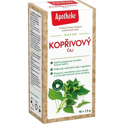 Apotheke čaj Kopřivový 18 x 1,5 g