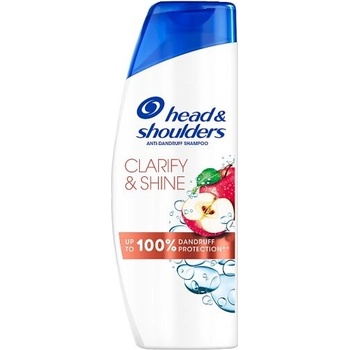 Head & Shoulders Clarify&Shine Apple Cider šampon proti lupům 400 ml