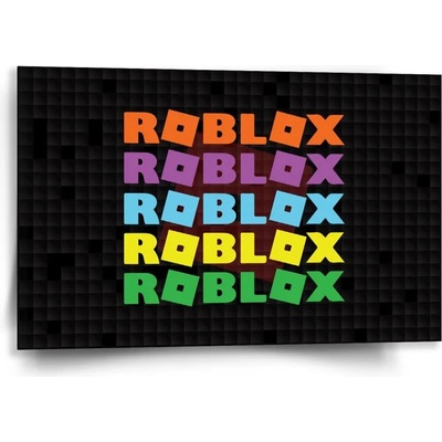 Sablio Obraz ROBLOX Farebný text - 60x40 cm
