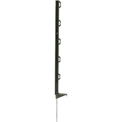 VNT electronics s.r.o. Sloupek plastový pro elektrický ohradník, délka 70 cm, 5 oček, tmavě zelený