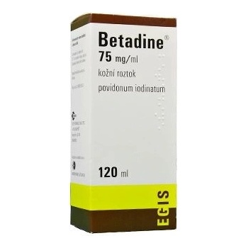 BETADINE DRM 75MG/ML DRM SOL 120ML