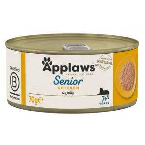 Applaws Senior Tin in Jelly with Chicken fillet - Месни хапки за възрастни котки с Пилешко филе в желе 70 гр 1302CE-A