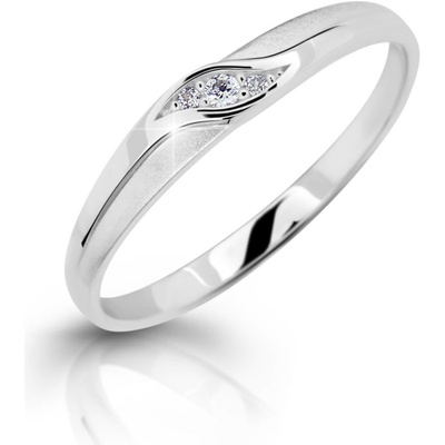 Cutie Diamonds elegantný prsteň z bieleho zlata s briliantmi DZ6815 2844 00 X 2