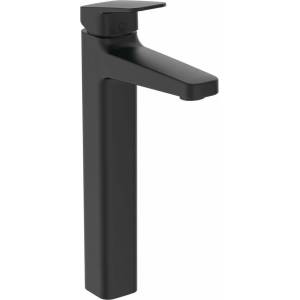 Ideal Standard Висок смесител за умивалник Ideal Standard Ceraplan 250, матово черен, с метален изскачащ клапан (BD238XG)