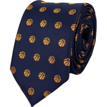 Bubibubi kravata basketbalová lopta tmavomodrá