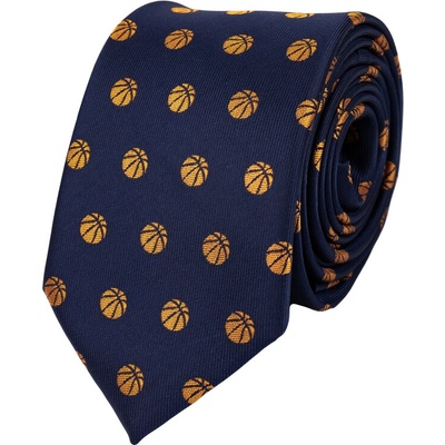 Bubibubi kravata basketbalová lopta tmavomodrá