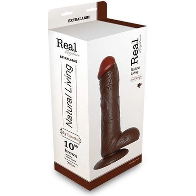REAL RAPTURE Realistický BROWN 28,5 cm