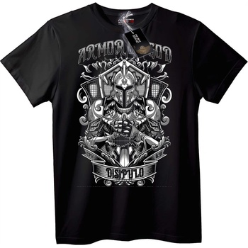 NOONEBRAND Тениска Броня на Бога - 4XL, Black