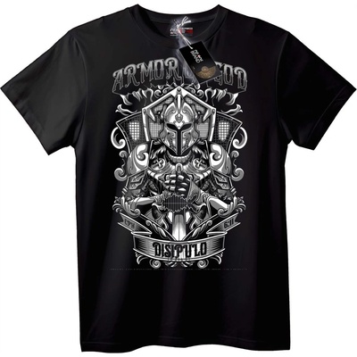 NOONEBRAND Тениска Броня на Бога - 4XL, Black
