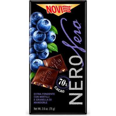 Nero Extra hořká Borůvka a mandle 75 g