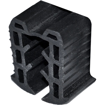 Gumené tesnenie pre madlo 24 x 24 mm, sklo 8 - 11 mm
