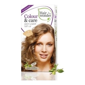 Hairwonder Colour & Care Bio prírodná dlouhotrvající farba na vlasy 7 Medium Blond - střední blond