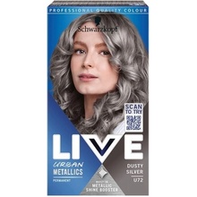 Schwarzkopf Live Urban Metallics U72 Dymová Strieborná