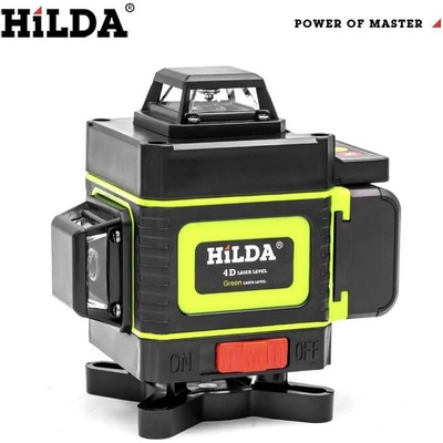 UNI STR Лазерен нивелир hilda 4d, 30 м, 16 линии, зелен лъч (uni-010879)