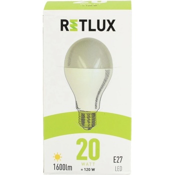 Retlux žárovka LED E27 20W A67 bílá teplá