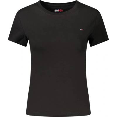 Tommy Hilfiger Дамска тениска с къс ръкав tommy hilfiger, Размер xs, Цвят Черен (dw0dw20459_nebds)