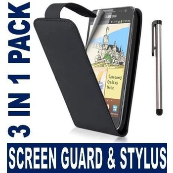 Image 1 of Samsung Galaxy Note Flip Калъф Черен + Протектор