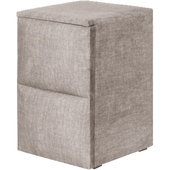 Carmen Нощно шкафче за спалня puzzle ляво - бежов 03