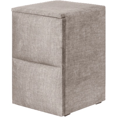 Carmen Нощно шкафче за спалня puzzle ляво - бежов 03