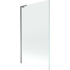 Mexen Next L параван за вана с 1 крило 100 x 150 cm, прозрачен, gun metal - 895-100-000-03-00-95 (895-100-000-03-00-95)