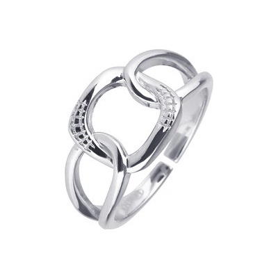 Pavona Stříbrný prsten čtvercový velikost universální 65010