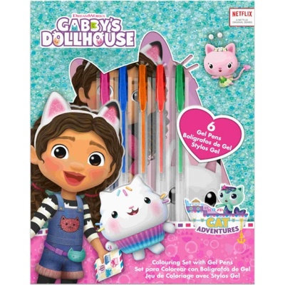 KIDS Гел химикали и бележник Gabby′s- 6 цвята (GD00064)