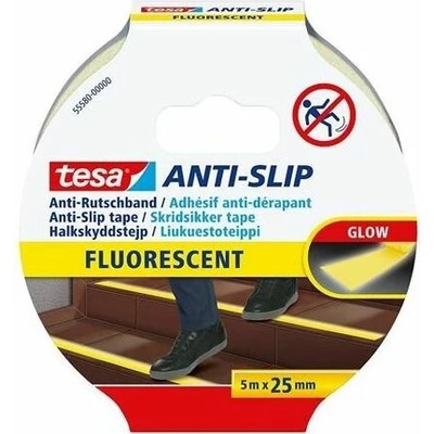 Tesa AntiSlip Protišmyková páska 25 mm x 5 m fluoreskujúca