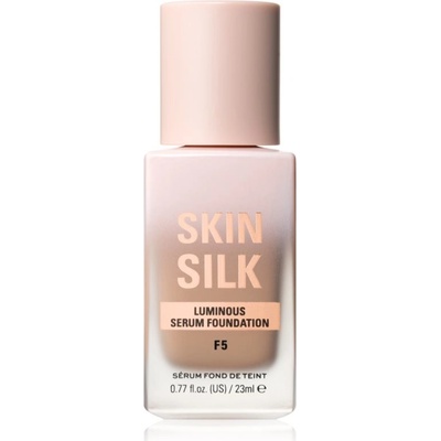 Makeup Revolution Skin Silk Serum Foundation lehký make-up s rozjasňujícím účinkem F5 23 ml