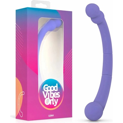 Good Vibes Only Double End Vibrator Leah Purple