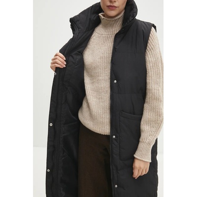 Answear Lab Елек Answear Lab дамски в черно зимен модел (LJK.TONEYGILET.ums)